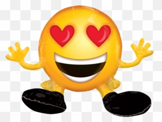 Sitting Emoticon Multi Balloon Globo - Sitting Smiley Emoji,:y Emoticon