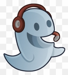 The Cheerful Ghost Spright - Cheerful Ghost Emoji,Ghost Emoji Pillows