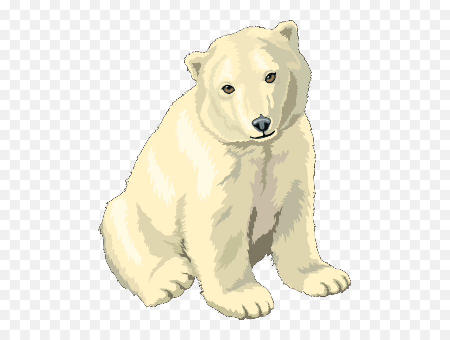 Polar Bear Clip Art Giant Panda - Polar Bear Vector Free Download Emoji,Kik Polar Bear Emoji
