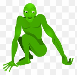 Mutant Martian Alien Monster Png Picpng - Alien Sitting Cartoon Transparent Emoji,Martian Emoji
