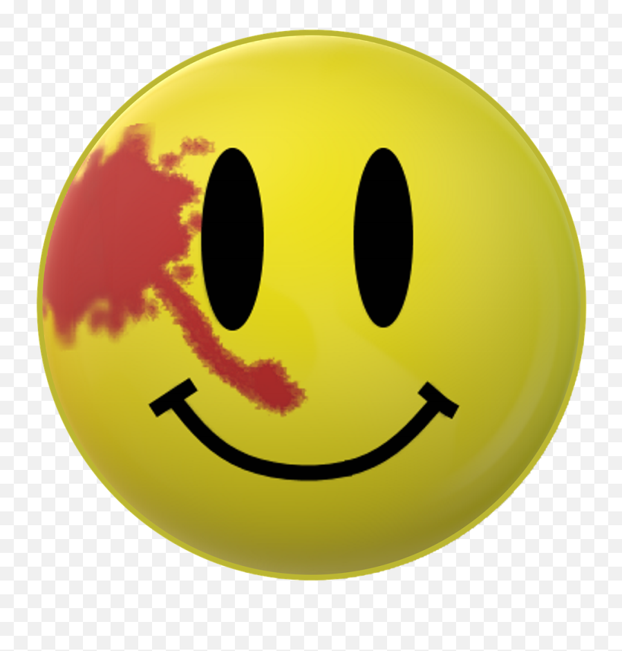Watchmen Smiley Blood Accident Horror - Facultad De Medicina E Ingenieria En Sistemas Computacionales De Matamoros Emoji,Dead Emoticon
