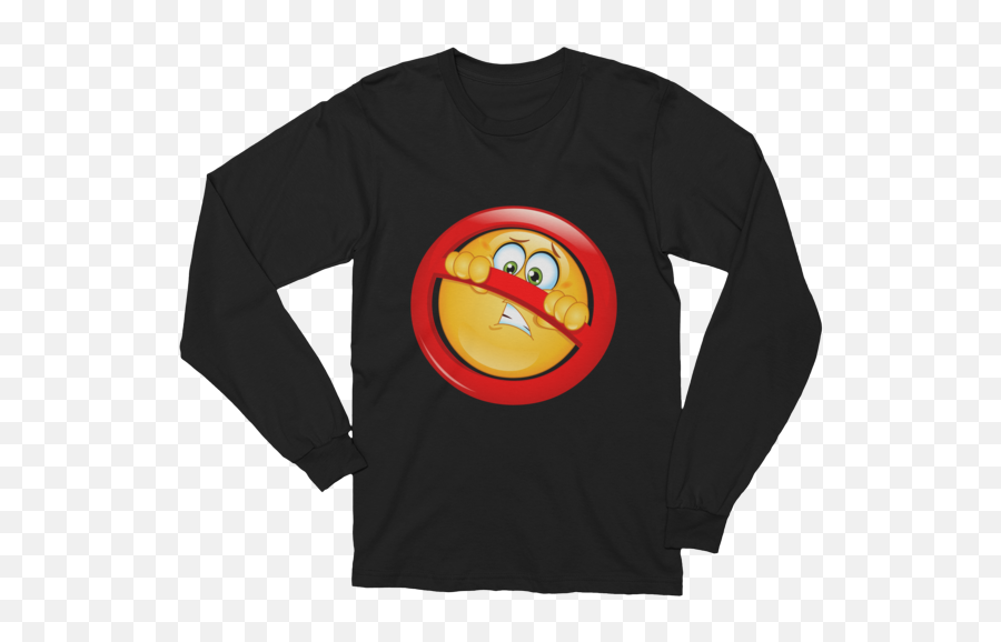 Unisex Not Allowed Emoji Long Sleeve T - Deep State T Shirt,100 Emoji Clothing