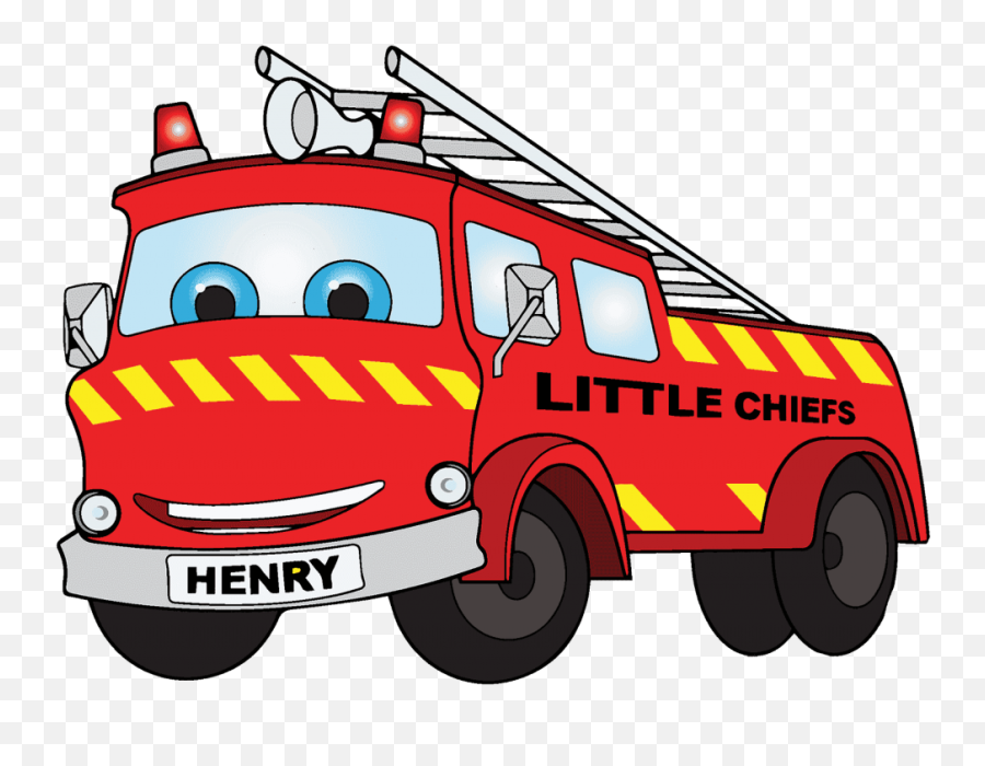 Fire Truck Cartoon Png - Cartoon Fire Truck Transparent Background Emoji,Firetruck Emoji