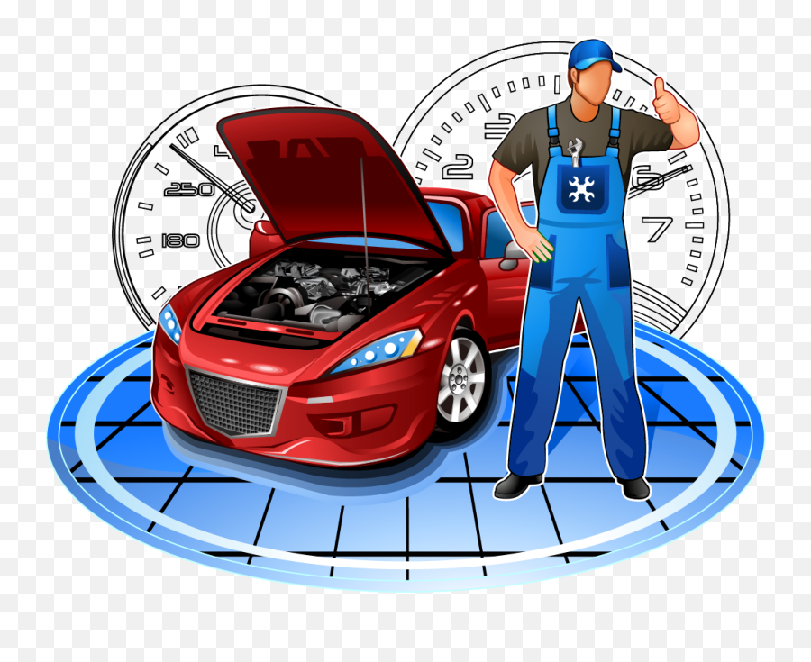 2 - Auto Mobile Mechanic Service Emoji,Work Emotion Wheel Center Caps