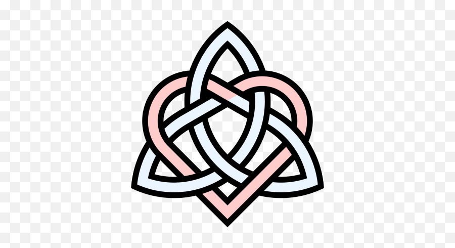 Triquetra Heart Knot Png Photo - Celtic Symbol For Sister Emoji,Knot Emoji