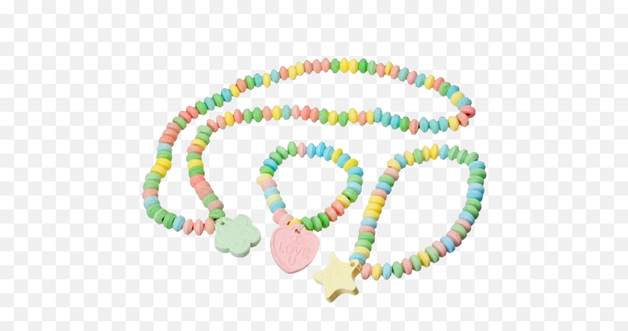 Candy Necklace Bracelets Sticker - Candy Jewelry Emoji,3,000 Emoji Emoticon Beads And Bracelets