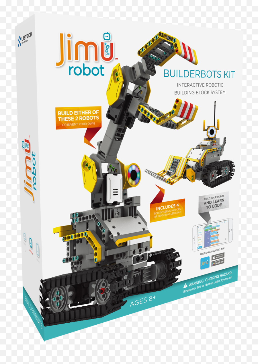 Builderbot - Jimu Builderbots Kit Emoji,Learning Robot Toy With Emotions