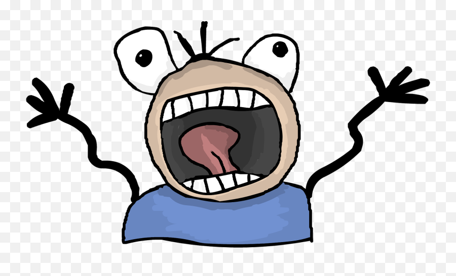 Dear Millennials And Gen Z History Won - Cartoon Panic Emoji,Extreme Laughing Emoji