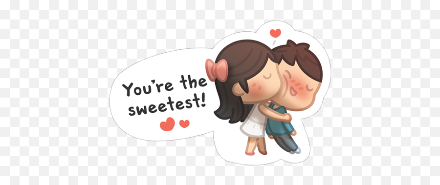 Pin - Viber Cute Love Stickers Emoji,Emotion Couple Art Challenge
