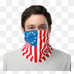 Betsy Ross Flag Face Gaiter - Shemagh Neck Gaiter Emoji,Betsy Ross Emoticon
