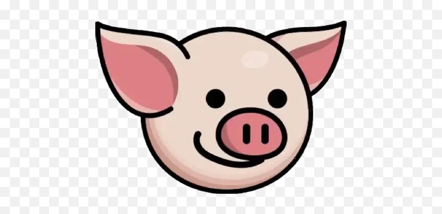 Girl Lihkg Pig Whatsapp Stickers - Stickers Cloud Lihkg Pig Sticker Emoji,Pig Knife Emoji