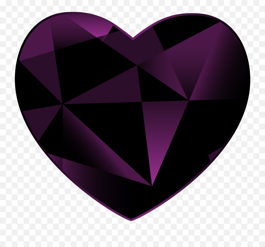 Heartpinkglittermagentapurplevioletheartorganlove - Black Gem Clipart Emoji,Small Emoji Gems