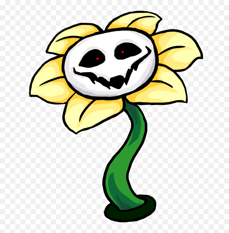 Picture Of Flowey I Drew Recently - Dibujos De Undertale Dibujos De Undertale Flowey Emoji,Undertale Emoticons Undyne