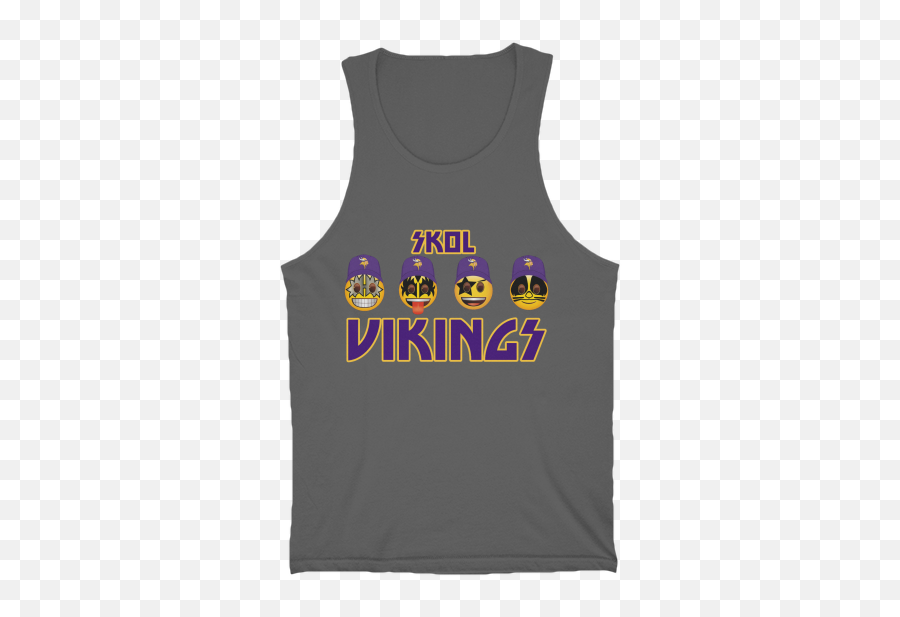 Skol Vikings Emoji - Active Tank,Heavy Metal Facebook Emoticon