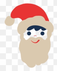 Santa Logo Template Editable Design To Download - Christmas Elements Illustration Emoji,Stanta Emoji