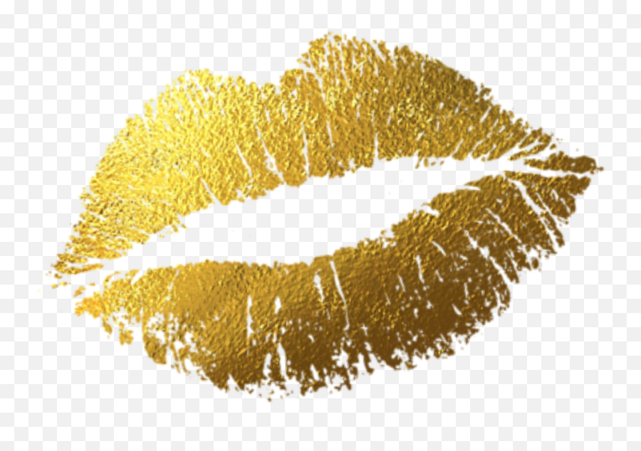Gold Lips Png - Gold Lips Png Transparent 2610696 Vippng Kiss Design Emoji,Gold Grill Smiles Emojis