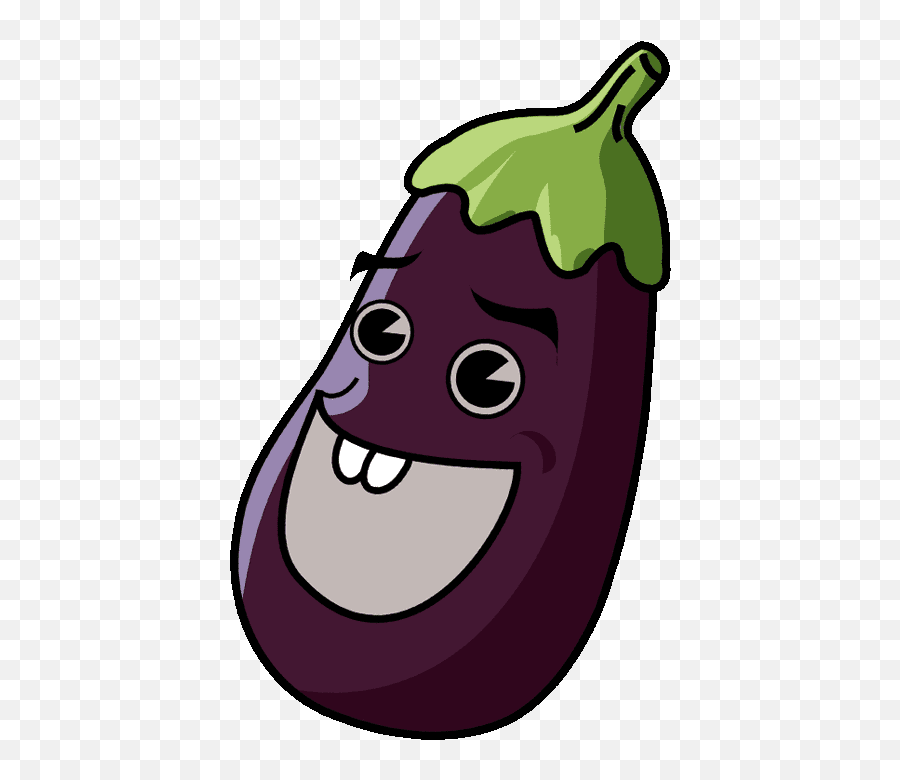 Eggplant Clipart Coloring Page - Eggplant Cartoon Emoji,Purple Squash Emoji