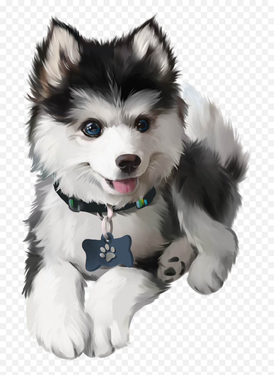 78 Cartoon Animal Wallpaper Ideas Puppy Cartoon Puppy - Siberian Husky Cartoon Emoji,Shih Tzu Emoji Smile I Love You