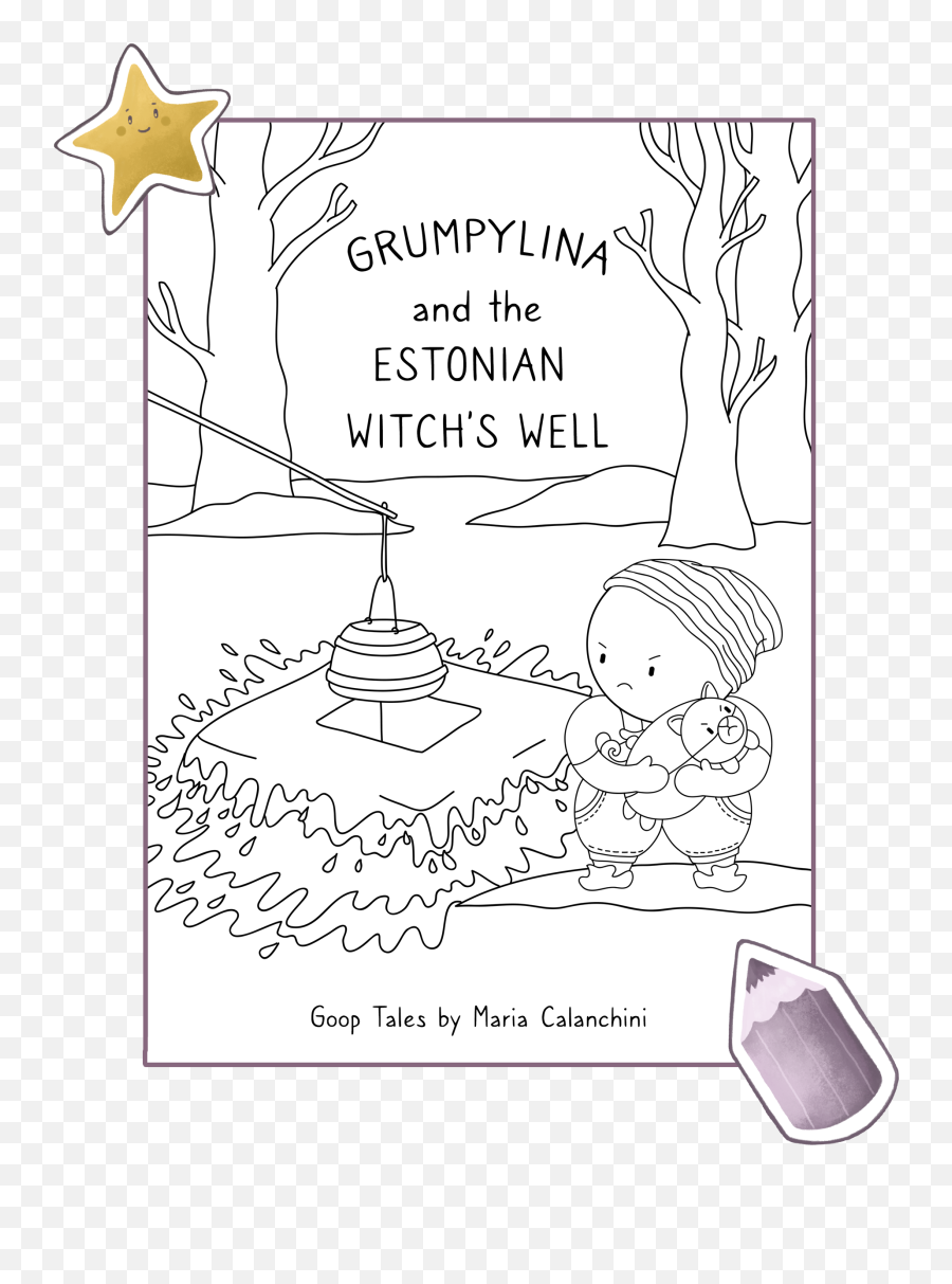 Grumpylina And The Estonian Witchu0027s Well - A Magical Story Emoji,Drawing Emotions For Kids