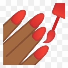 Nail Polish Emoji With Medium - Dark Skin Tone Meaning,Lgg5 Bear Emoji Gone