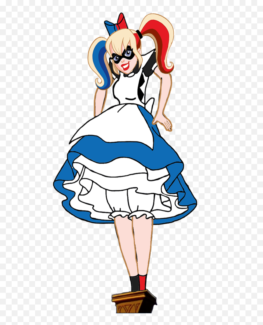 Harley Quinn As Alice The Giantess By Darthranner83 - Alice Emoji,Suiccide Squad Emojis