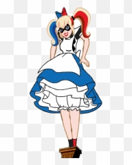 Harley Quinn As Alice The Giantess By Darthranner83 - Alice Emoji,Suiccide Squad Emojis