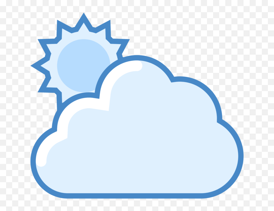 U2014 Png Emoji,Partly Cloudy Emojis