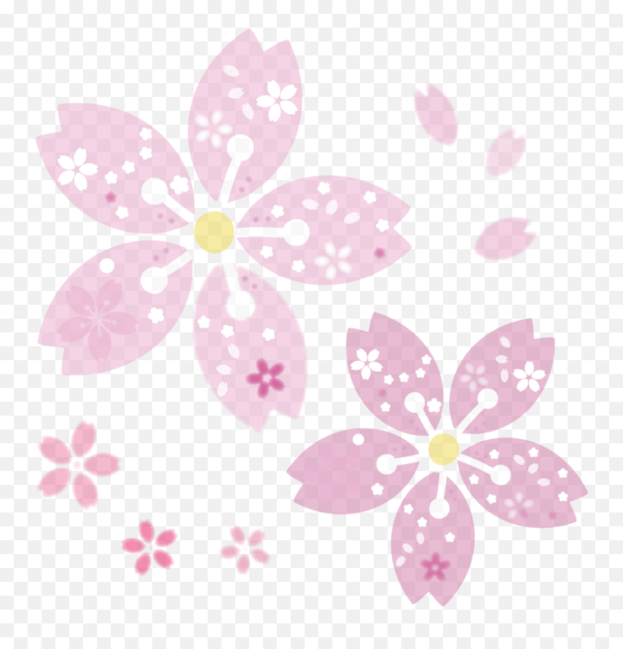 Cherry Blossom Silhouette Book Illustration - Sakura Png Emoji,Pink Sakara Tree Gif Emojis