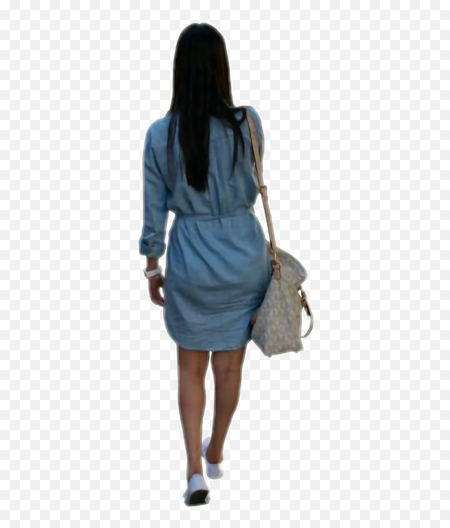 Women Woman Girl Walking Sticker By - Basic Dress Emoji,Walking Girl Emoji