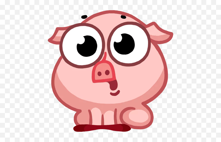Pet Pigs Vinki Stickers - Live Wa Stickers Emoji,Wiggling Pig Emoji Meaning