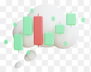 Premium Stock Market 3d Illustration Download In Png Obj Or Emoji,Stocks Up Emoji