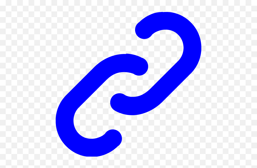 Blue Link 7 Icon - Free Blue Link Icons Emoji,External Link Emoji