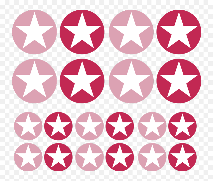 Geometric Stars Illustration Wall Art - Littleborough Community Primary School Logo Emoji,Stars In Eyes Emoji