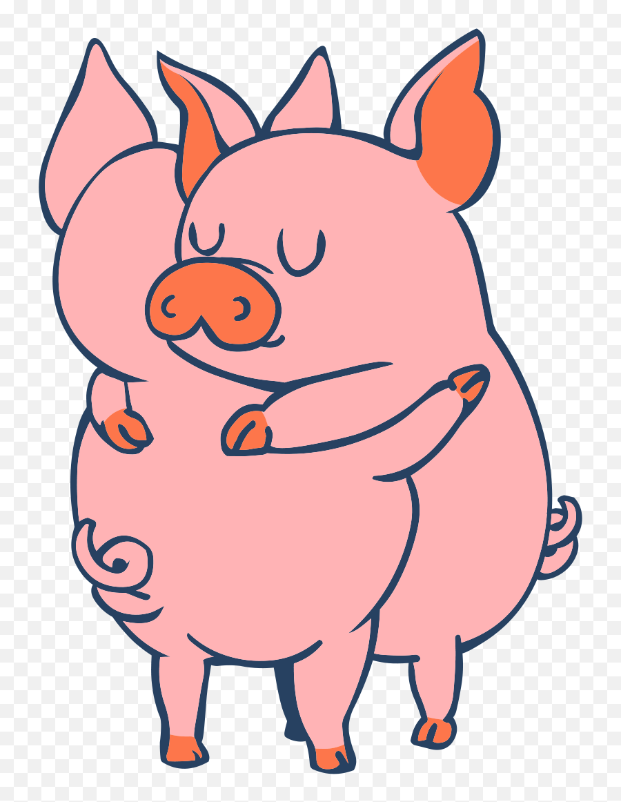 Pig Wallpaper Pig Art Cute Wallpapers - Cartoon Pigs In Love Emoji,Piggy Emoticons