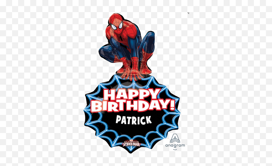 Spiderman Party Supplies And Decorations Auckland Just - Spiderman Happy Birthday Cake Topper Emoji,Emoji Themed Bedroom