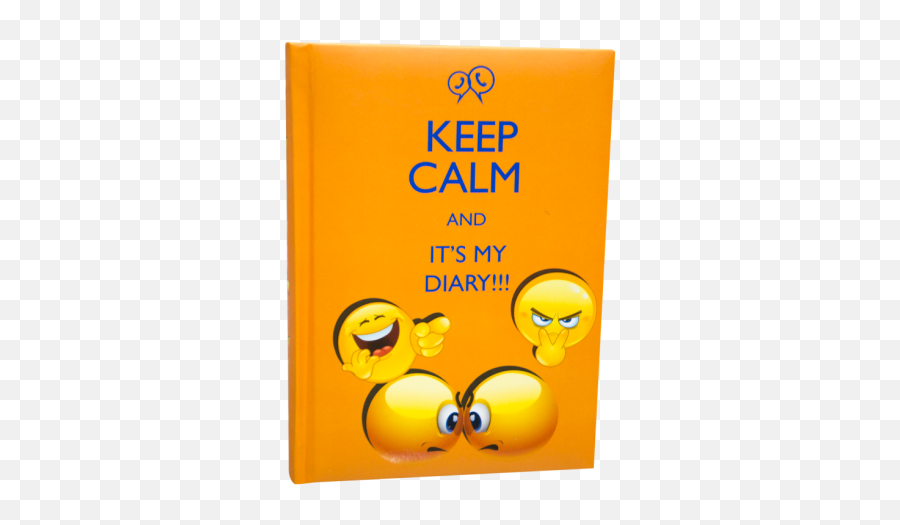 Diario Keep And Calm Ad It My Diary Arancione - Cartolibreria Puntoscuola Aryan Love Emoji,Emoticon Linguaccia