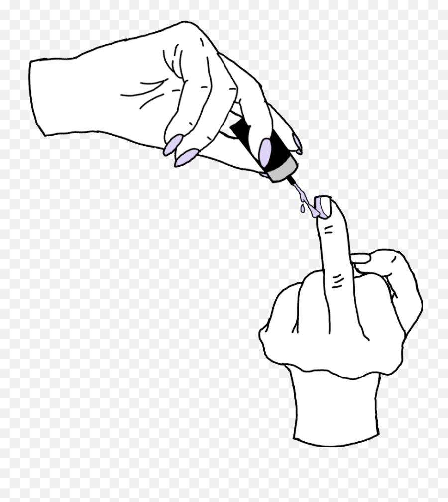 Fingers Clipart Sticker Fingers - Sign Language Emoji,Peace Emoticon Tumblr