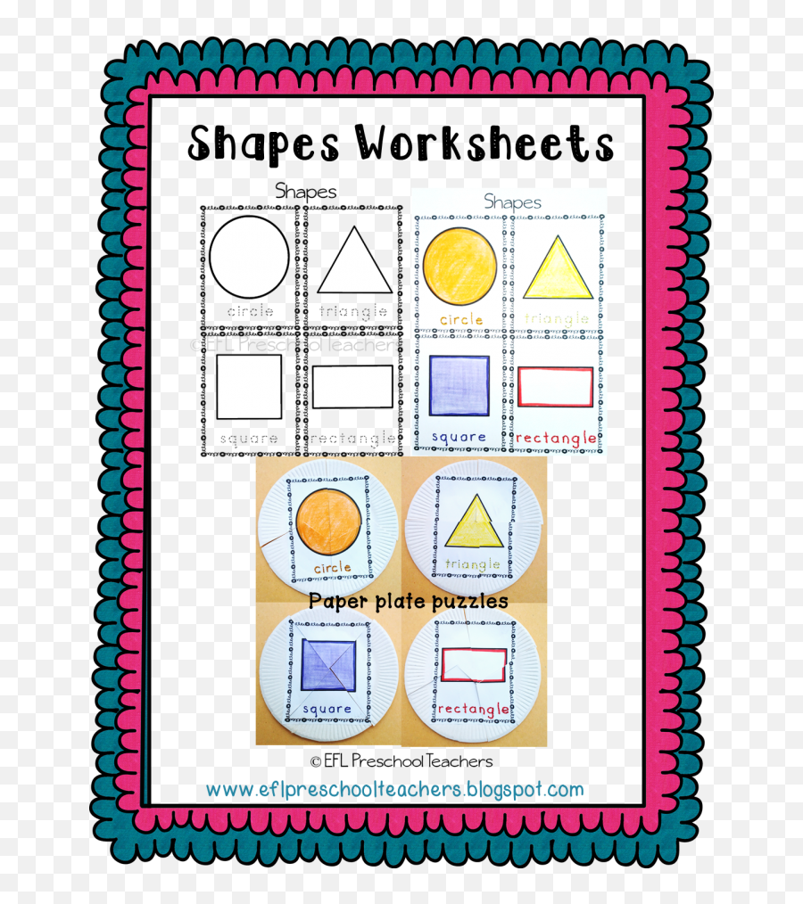 Play With Shapes 2 Worksheets 99worksheets - Dot Emoji,Emotions Worksheet For Kindergarten