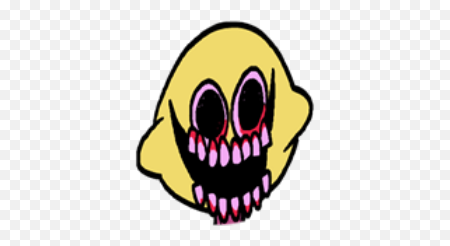 Demonic Lemon - Roblox Scary Emoji,Lemon Emoticon