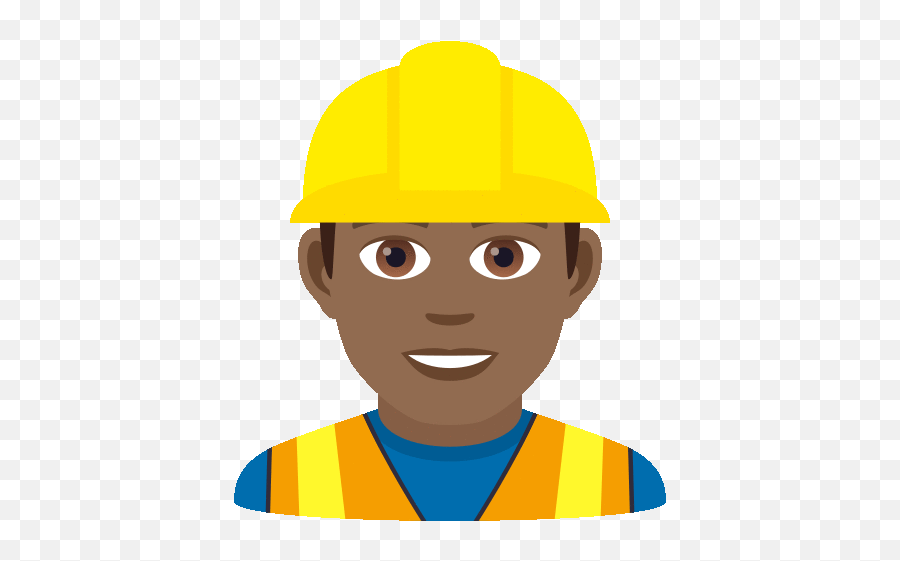Construction Worker Joypixels Gif - Safety Gif With Hard Hat Emoji,Construction Hat Emoji