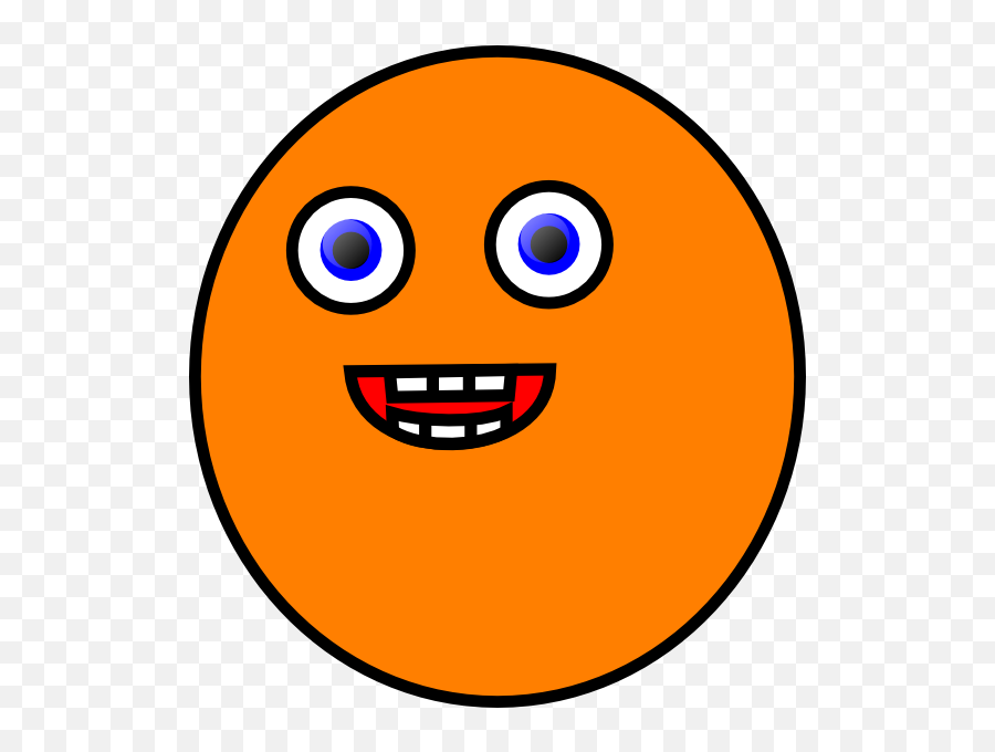 Weird Smiley Face Emoji Clipart - Full Size Clipart Orange Face Emojis,Sad Face Emoji