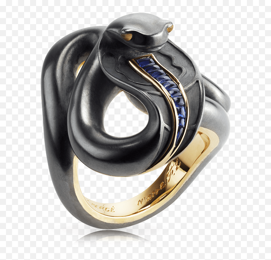 Frédéric Zaavy Black Sea Serpent Gold - Ring Emoji,Faberge Emotion Rings Price