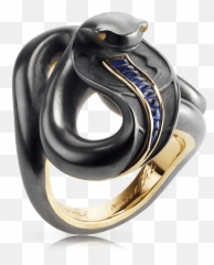 Frédéric Zaavy Black Sea Serpent Gold - Ring Emoji,Faberge Emotion Rings Price