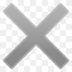 Multiply Emoji - White Exit Button Png,:x Emoticon Meaning