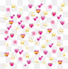 Freetoedit Love Pattern Background - Overlay Heart Emoji Png,Emoji Background