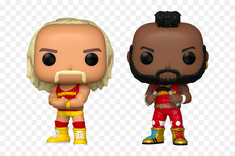 Details About Wwe - Hulk Hogan U0026 Mr T Pop Vinyl Figure 2pack Emoji,Vinyl Toy + Change Emotions