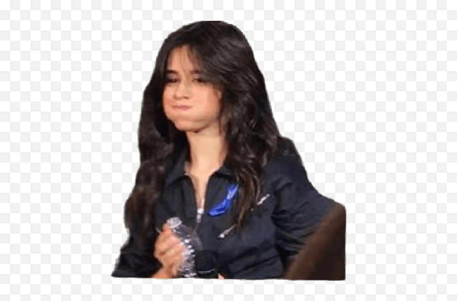 Camila Cabello - Camila Cabello Meme Face Emoji,Camila Cabello Emojis