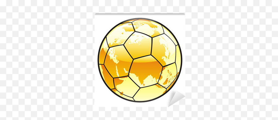 Vector Illustration Of Soccer Ball With World Map Layout Wall Mural U2022 Pixers - We Live To Change Andorra Football Emoji,Emoticon Of Peru Flag
