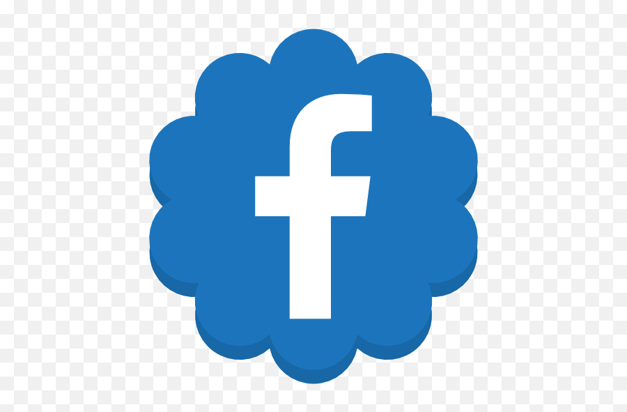 Facebook Fb Flower Free Icon Of Free - Round Black Social Media Icons Png Emoji,Facebook Emoticons Flowers
