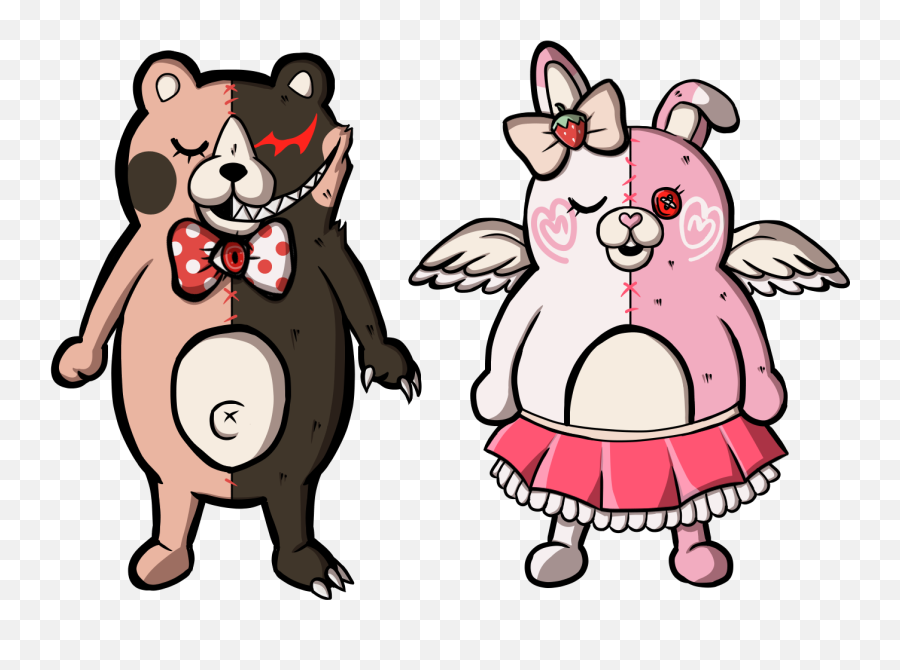 Monomi Wallpapers Emoji,Monokuma Emoticon Text